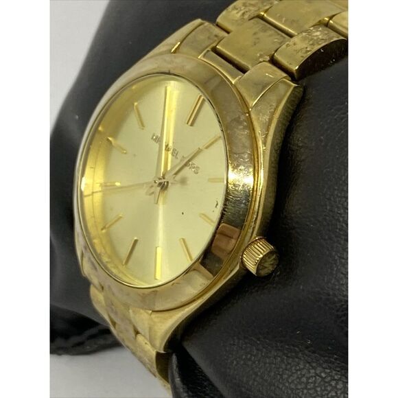 Michael Kors MK3512 Women's Gold Stainless Steel Analog Dial Quartz Watch JK48 - Picture 4 of 12
